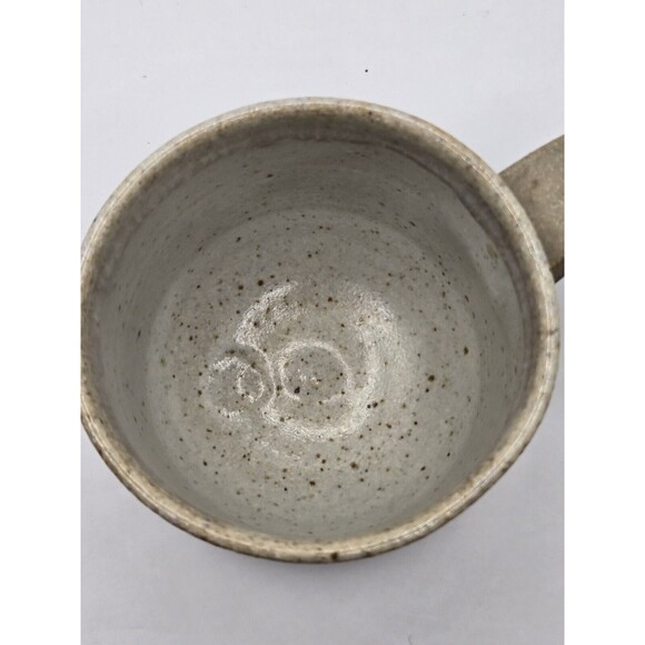 Studio Art Pottery Coffee Mug Blue Tones Stoneware Signed - Picture 10 of 10